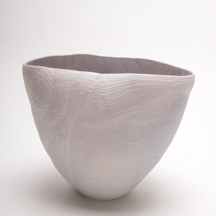 Untitled Vase 2, porcelain vase 18.5l x 15h x 13.5d cm, 2022.