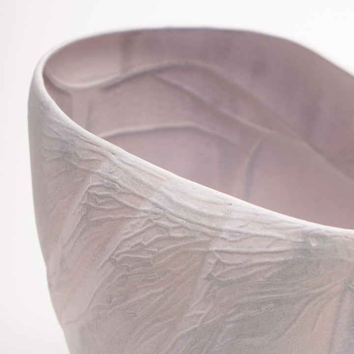 Untitled Vase 2, porcelain vase 18.5l x 15h x 13.5d cm, 2022.