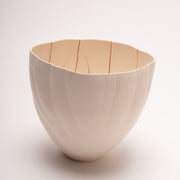 Untitled Vase 5, porcelain vase 16l x 15h x 15d cm, 2022.