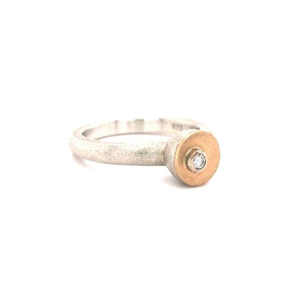 OFFCENTRE DIAMOND RING