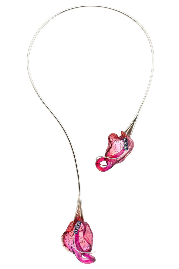 Magenta Breath Neckpiece