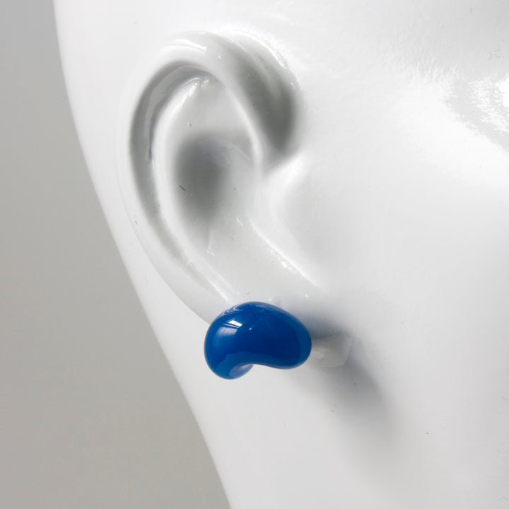 Solid colour Jelly Bean Earrings are available in a variety of delicious flavours.  Bliueberry