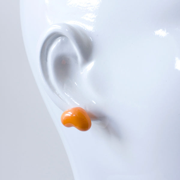 Solid colour Jelly Bean Earrings are available in a variety of delicious flavours.  Creamsicle