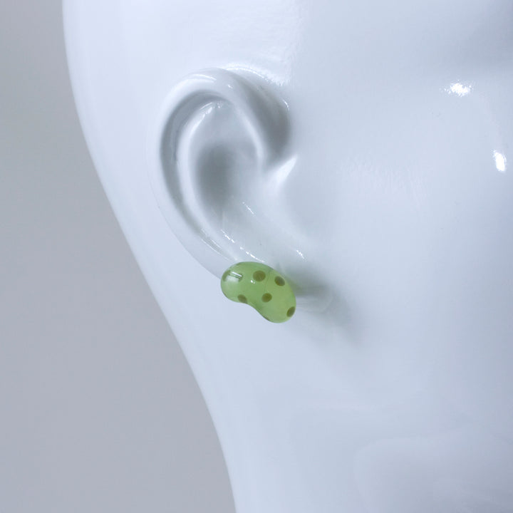 Polka dot Jelly Bean Earrings are available in a variety of delicious flavours. Juicy pear