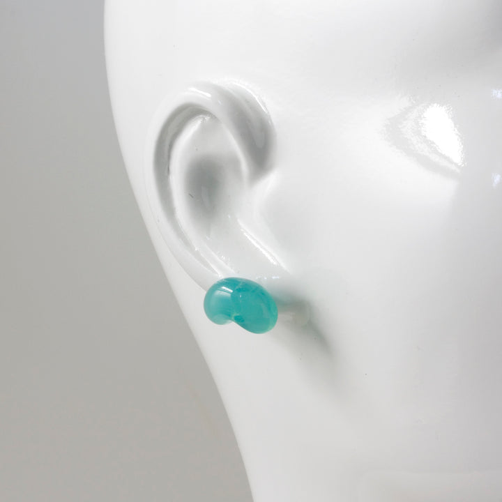 Solid colour Jelly Bean Earrings are available in a variety of delicious flavours. Teal opal