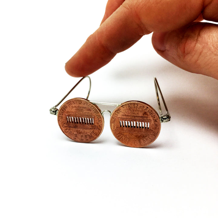 lincoln penny glasses