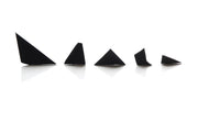 Geo Shard Stud earrings with powder-coated copper on surgical stainless steel posts are tiny and bright and wonderfully irregular. We have a wide selection of colours in the gallery!