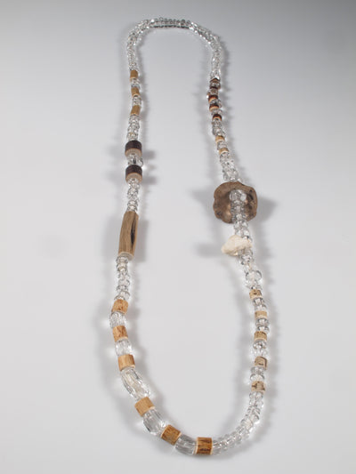 This necklace is part of the series `Together we grow in earth & fire`completed as a collaboration between the artists Tanya Lyons and Lucas Rosandic